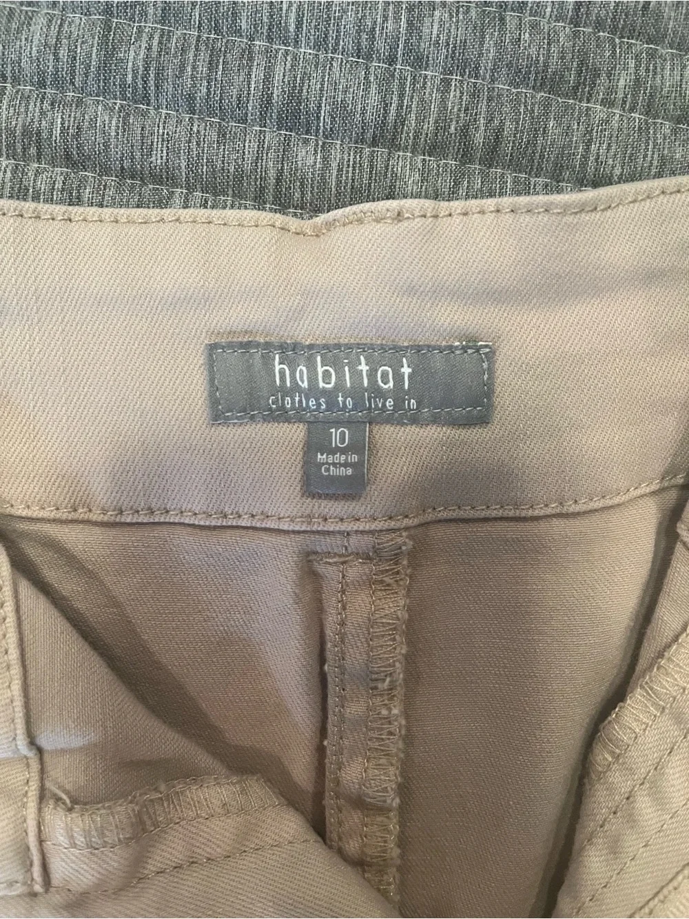 Habitat Wide-Leg Pants in Light Beige
